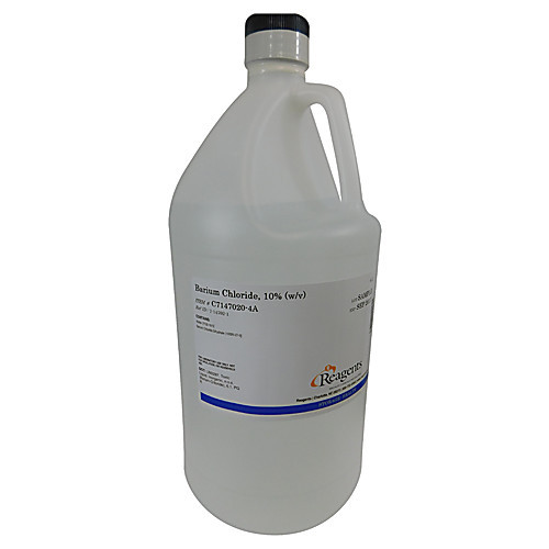 barium chloride, 10% (w/v), 4l, poly (c08-0563-500)