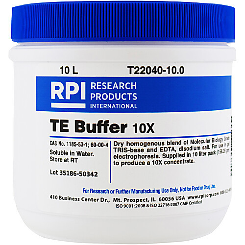 te buffer, 10x powder, 10l