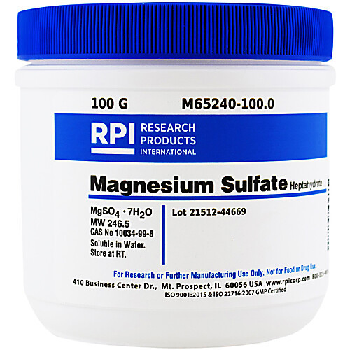magnesium sulfate heptahydrate, 100g (c08-0565-338)