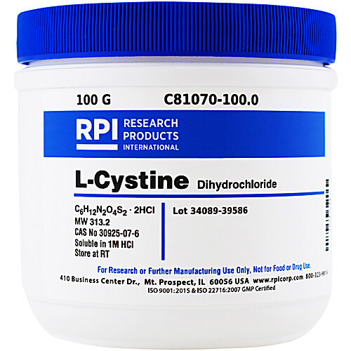 l-cystine, dihydrochloride, 25g