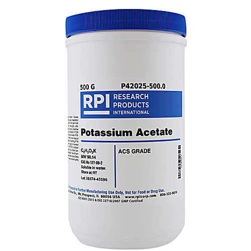 potassium acetate, acs, 500g