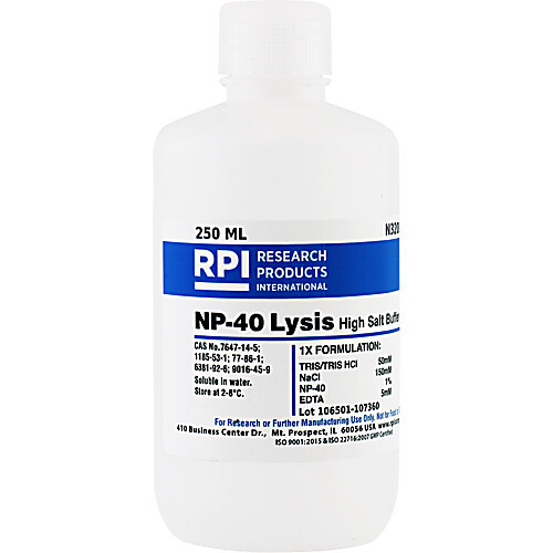 np-40 lysis high salt buffer solution, 500ml