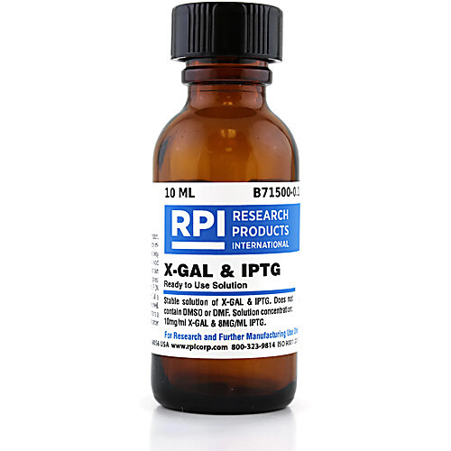 x-gal & iptg, ready to use, non-toxic solution, 10ml