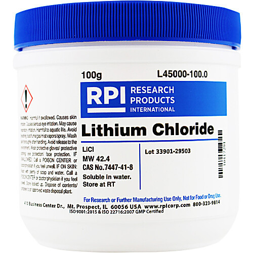 lithium chloride, 100g (c08-0566-176)