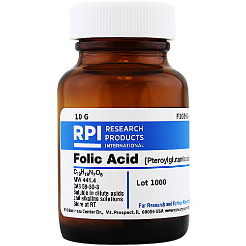 folic acid, 100g (c08-0566-340)