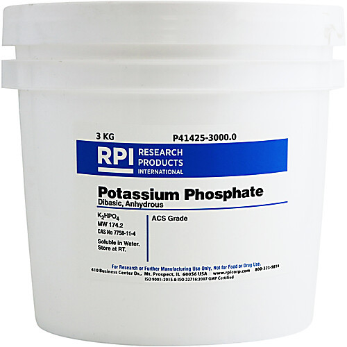 potassium phosphate, dibasic, acs, 3kg