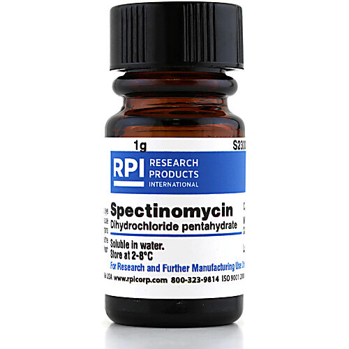 spectinomycin dihydrochloride pentahydrate, 25g (c08-0566-520)