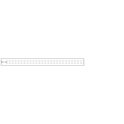 single taper (gooseneck) splitless liner 2mm x 6.5 x 78.5 fo (c08-0569-949)