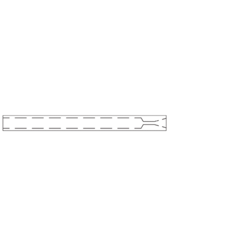 split liner 3.4mm x 5.0 x 54 for bruker/varian gcs base deac (c08-0570-208)