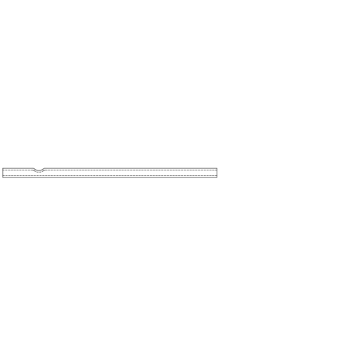 straight glass ptv liner 2mm x 3.0 x 71 for agilent gcs, sil