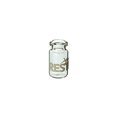 10ml, 20mm headspace crimp-top vials, rounded bottom, deactivated, clear