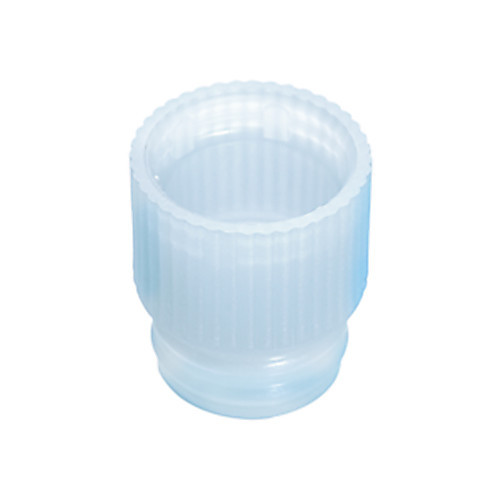 13mm push cap for test tubes, natural, low density polyethyl