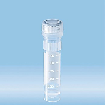 screw cap micro tubes, working volume: 2 ml, skirted conical base, with knurling, transparent, cap: natural, cap assembled, with printed writing space, with graduations, pcr performance tested, low protein-binding, 100 piece(s)/bag