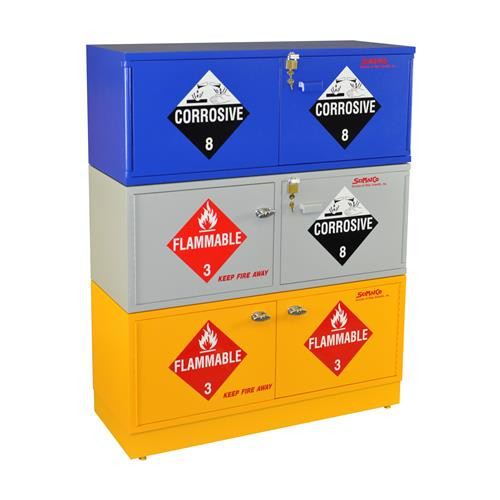 stak-a-cab oxidizer cabinet, gray, 20 x 1 g capacity, 47"w x 18"h x 18"d