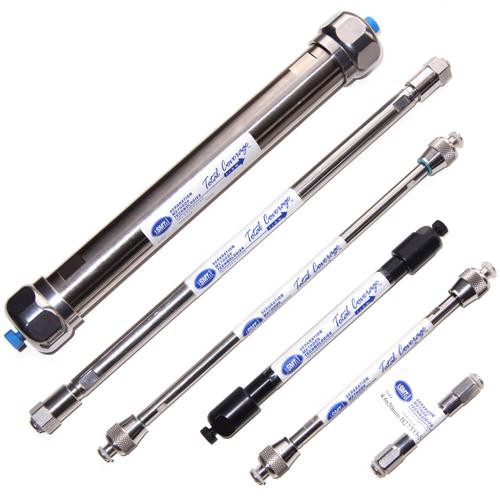 reversed-phase c8 column: particle size: 5  m, pore size: 100 angstrom, length: 20mm, i. d.: 3.1mm
