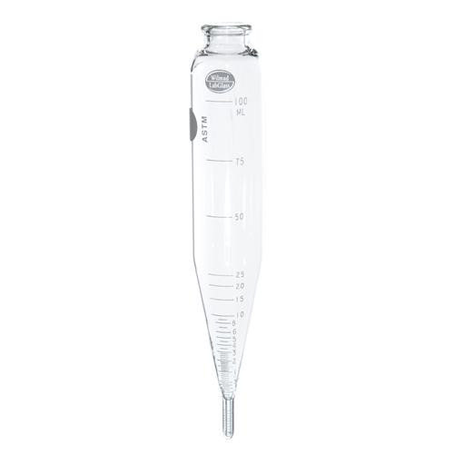 capillary tip centrifuge tube, 100ml, astm d2709