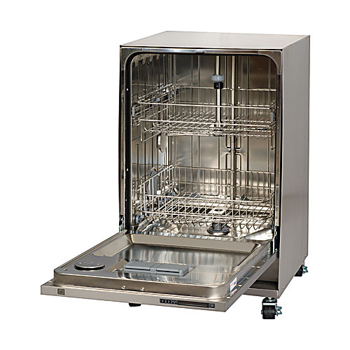 freestanding glassware washer with di rinse, standard racks, (c08-0611-335)