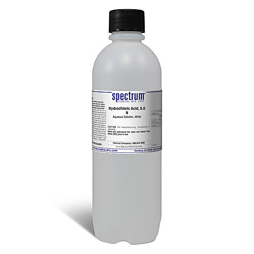 hydrochloric acid, 6.0 n, aqueous solution, apha - 1 l