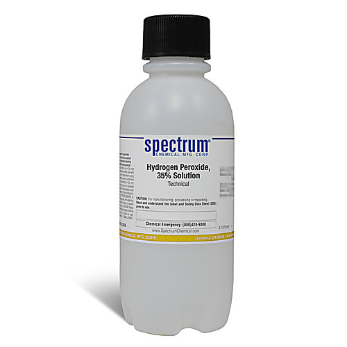 hydrogen peroxide, 35 percent solution, technical - 500 ml