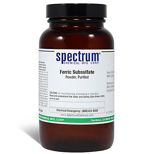 ferric subsulfate, powder, purified - 125 g