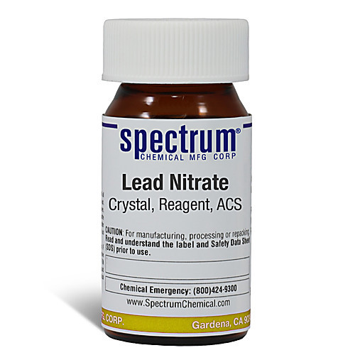 lead nitrate, crystal, reagent, acs - 125 g