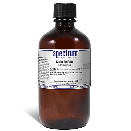 ceric sulfate, 0.1n, solution - 1 l