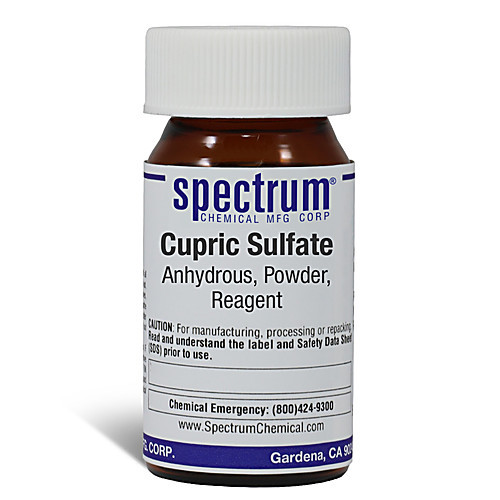 cupric sulfate, anhydrous, powder, reagent - 125 g