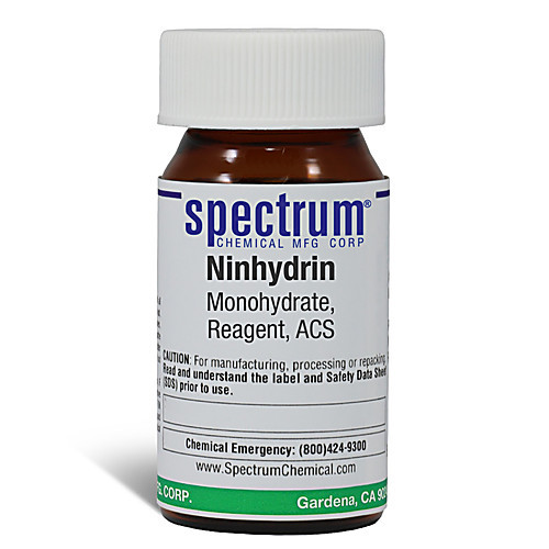ninhydrin, monohydrate, reagent, acs - 100 g