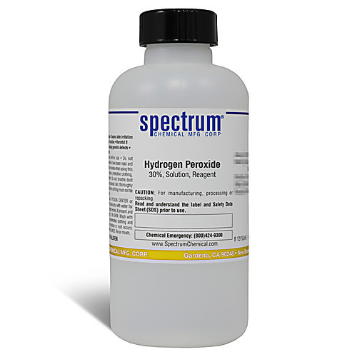 hydrogen peroxide, 30 percent, solution, reagent - 500 ml