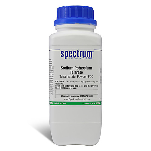 sodium potassium tartrate, tetrahydrate, powder, fcc - 2.5 kg