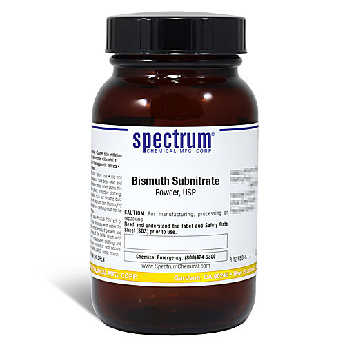 bismuth subnitrate, powder, usp - 2.5 kg