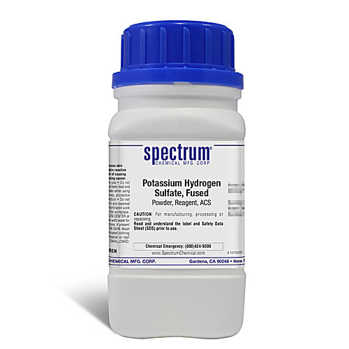 potassium hydrogen sulfate, fused, powder, reagent, acs - 2.5 kg