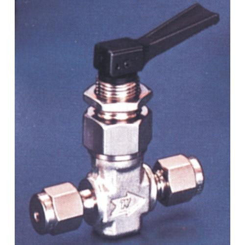 toggle valve, brass, 1/4