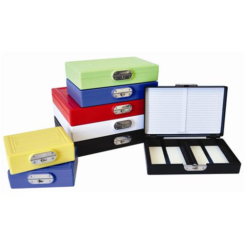 microslides storage box, 50 slide capacity, high impact abs, (c08-0627-401)