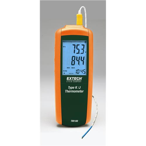 type k/j single input thermometer with nist