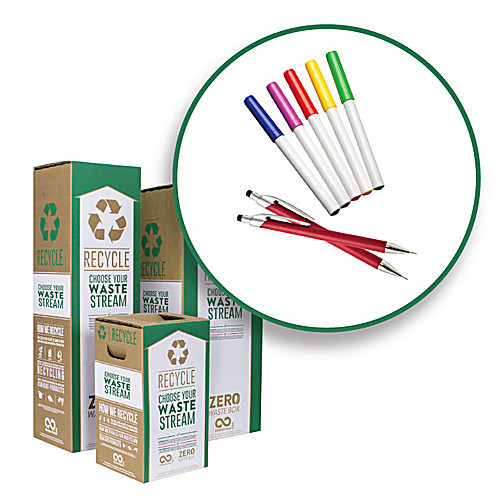 zero waste box for pens, pencils and markers, large