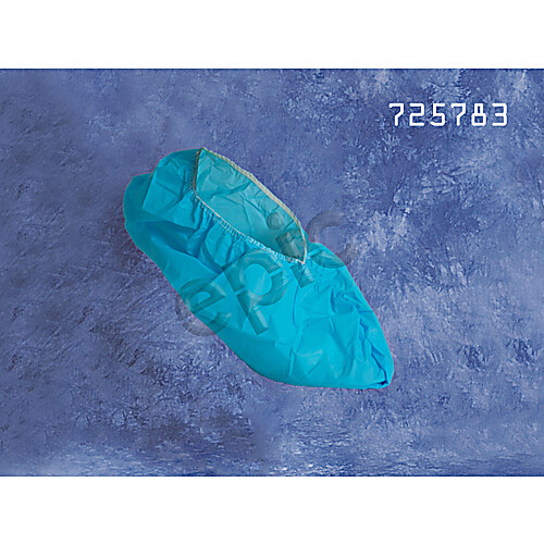 shoecover, epic, cleanroom clopay antistatic poly-latex, sea (c08-0689-095)