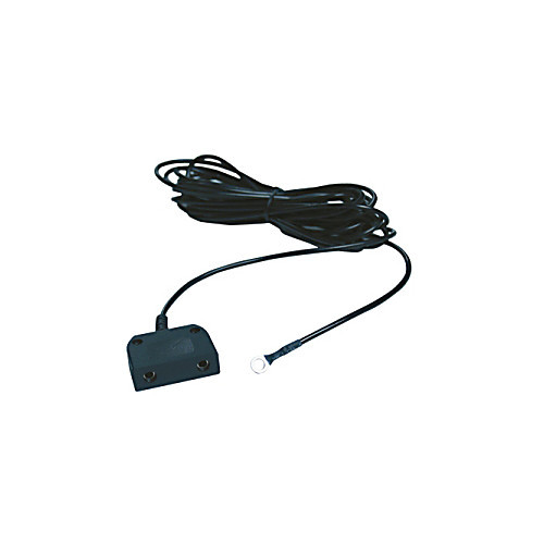 low profile common point ground cord, no resistor, two banana jacks, 15' long, 3/8in (10mm) male snap