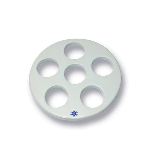 porcelain desiccator plate with large holes, 140mm