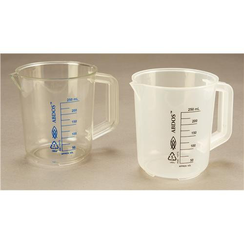 pitchers w/ printed grad, tpx 100 ml