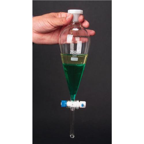 50ml glass seperatory funnel pk/2