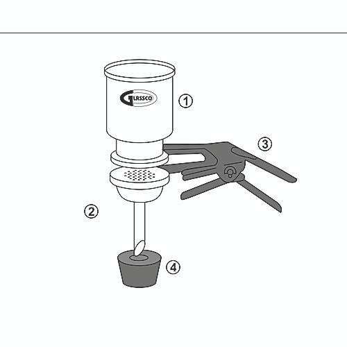 replacement base for 47mm glass filter holder