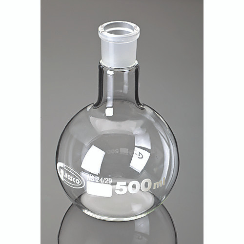 boiling flask, flat bottom, ground glass joints, borosilicat (c08-0702-997)