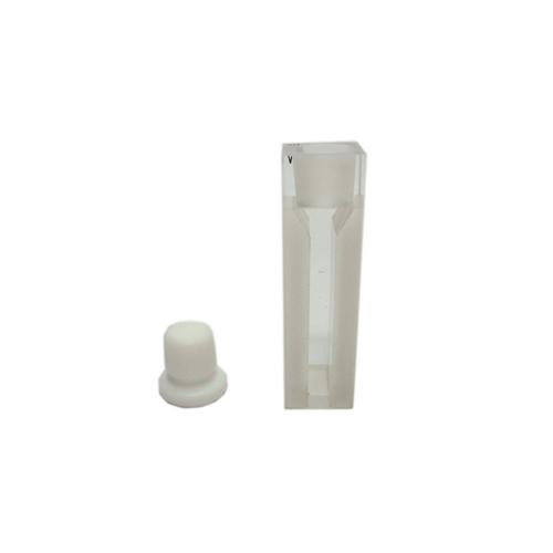 semi micro w/stopper, lightpath 20mm, capacity 2.8ml,optical glass, range 334 to 2500nm