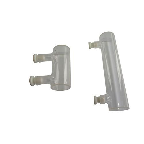cylindrical cell two stoppers, lightpath 50mm, capacity 14.1ml,spectrosil quartz, range 170 to 2700 nm