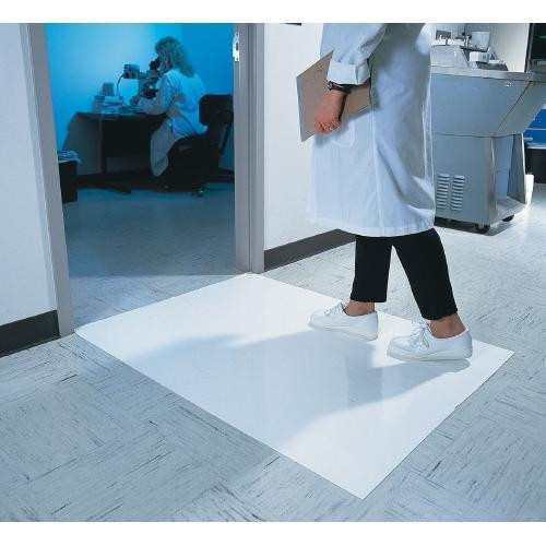 clean room mat, 2' x 3', white