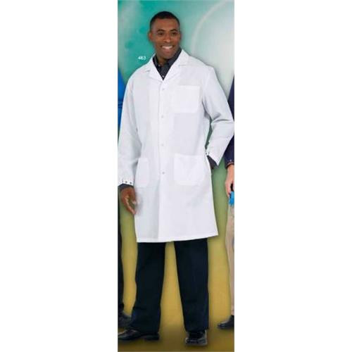 unisex blue microstat esd lab coat, 3xl