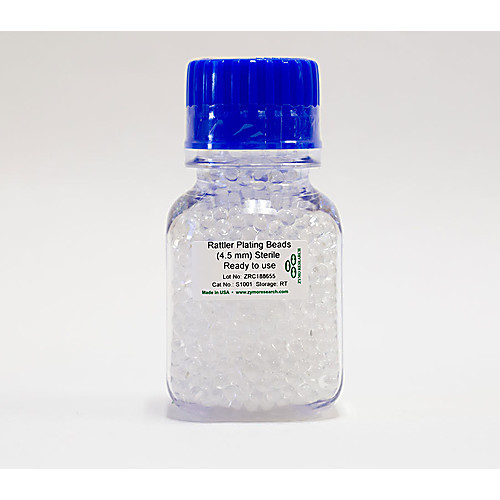 rattler plating beads, sterile, 1 bottle