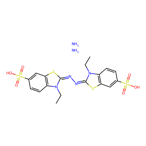 abts [=2,2'-azinobis(3-ethylbenzothiazoline -6-sulfonic acid ammonium salt)] (c09-0714-628)