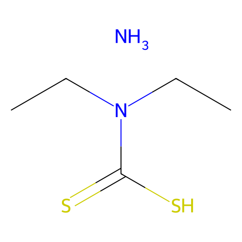 ammonium diethyldithiocarbamate (c09-0715-440)